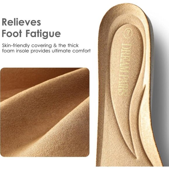 Dream Pairs Flat Shoes Women Gold Polyurethane (PU) Comfortable Ballet Shoes - Picture 4 of 6